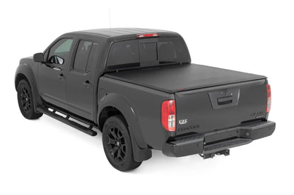 Rough Country Soft Roll Up Bed Cover | 5' Bed | Nissan Frontier 2WD/4WD (2005-2021) by Rough Country