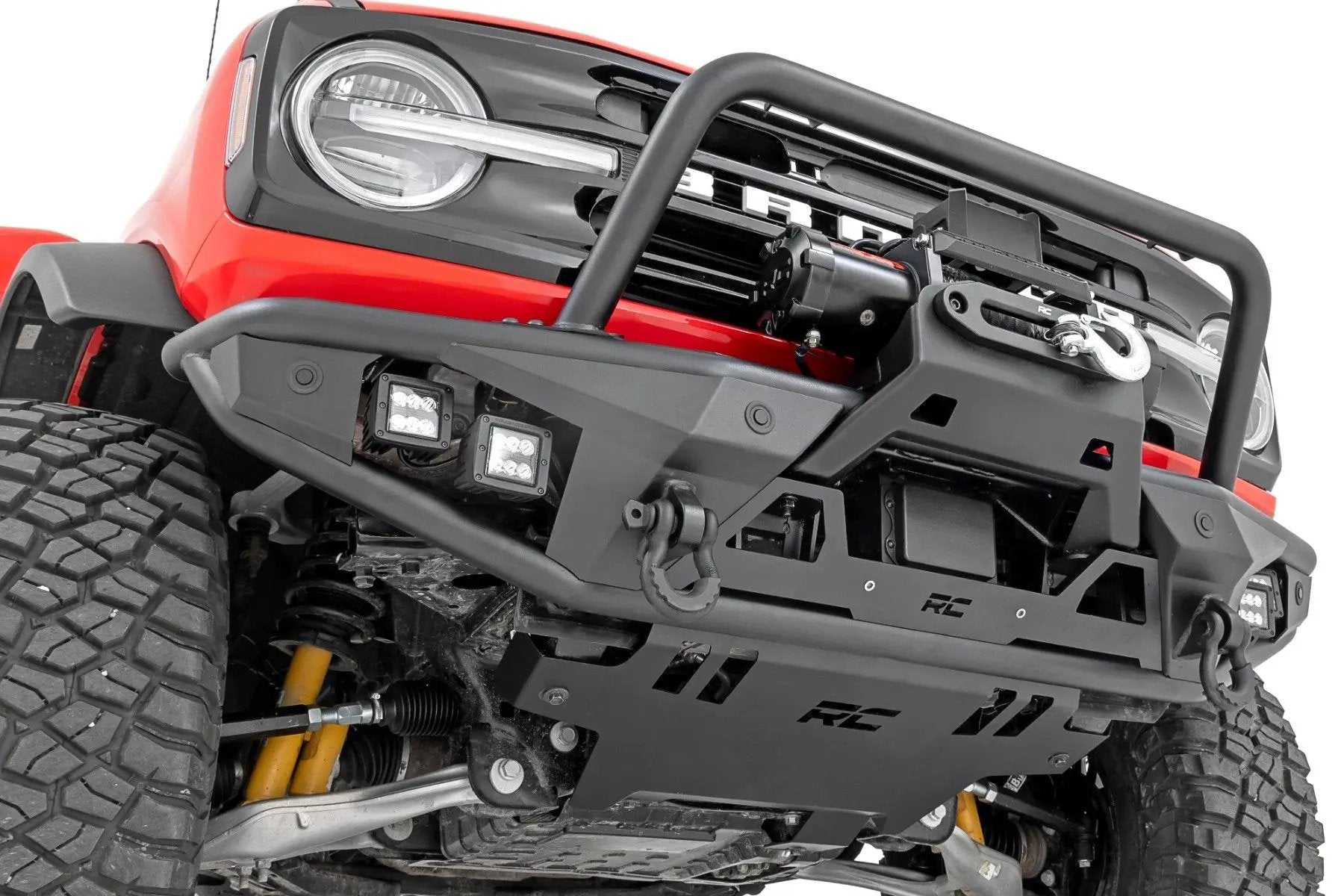 Rough Country Front Bumper | Tubular | Ford Bronco 4WD (2021-2025) by Rough Country