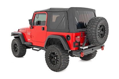 Rough Country Nerf Steps | Full Length | Jeep Wrangler TJ 4WD (1997-2006)