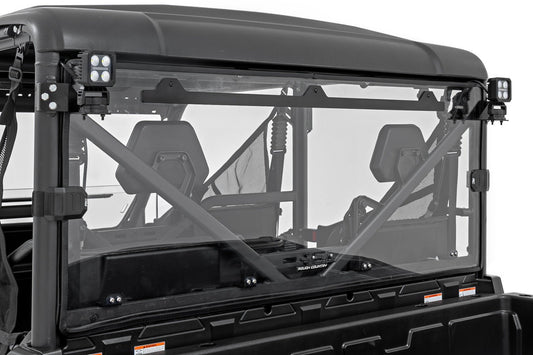 Rough Country LED Light Kit | Rear Mount | 2" Black Pair | White DRL | CFMOTO UFORCE 1000