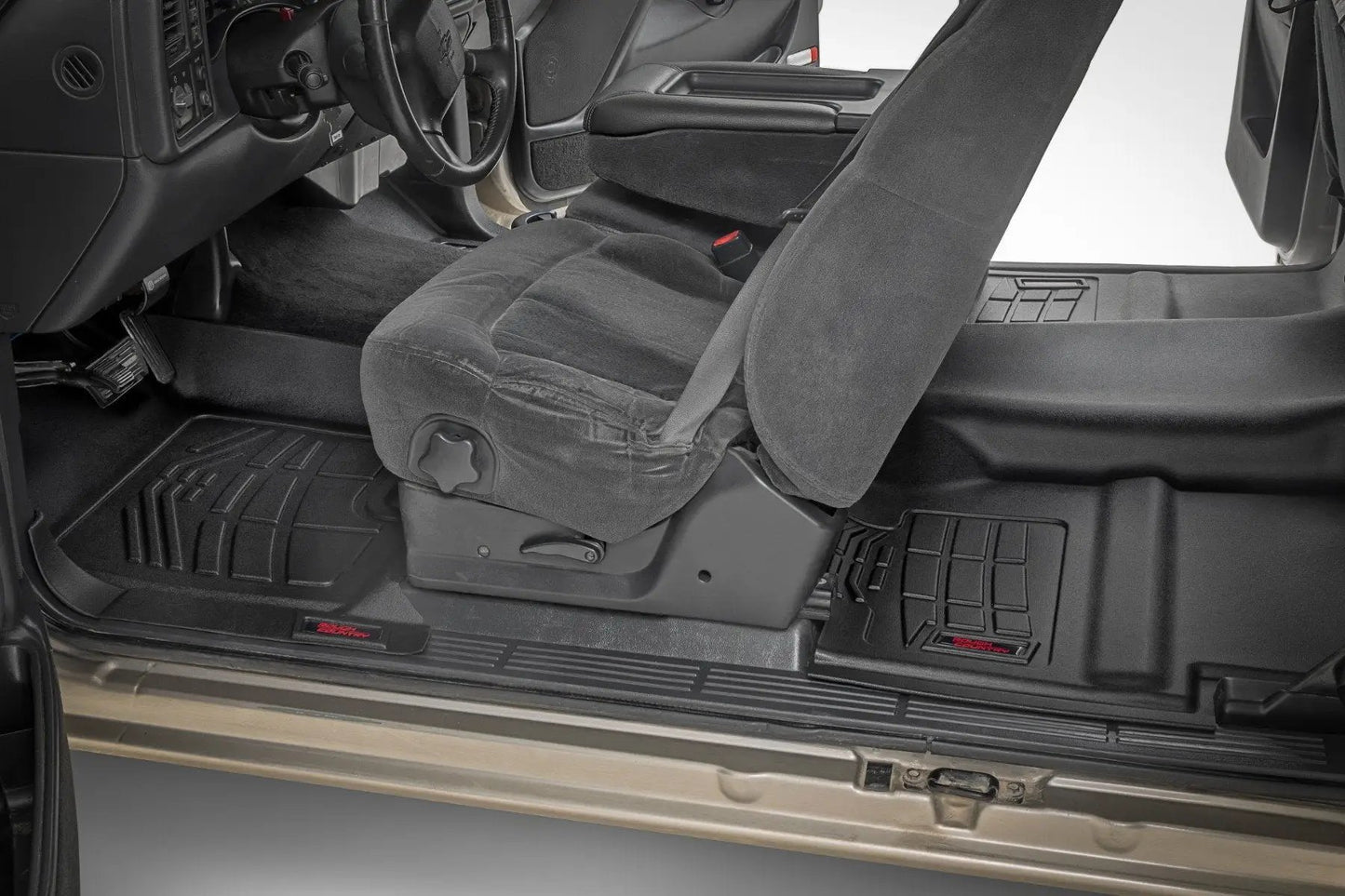 Rough Country Sure-Fit Floor Mats | FR & RR | Chevy/GMC 1500 (99-06 & Classic) by Rough Country