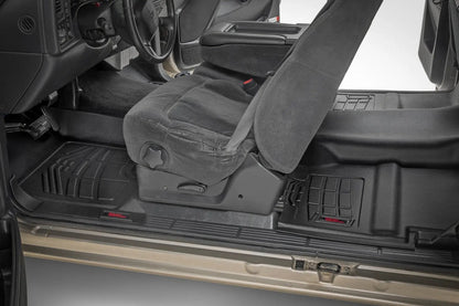 Rough Country Sure-Fit Floor Mats | FR & RR | Chevy/GMC 1500 (99-06 & Classic) by Rough Country