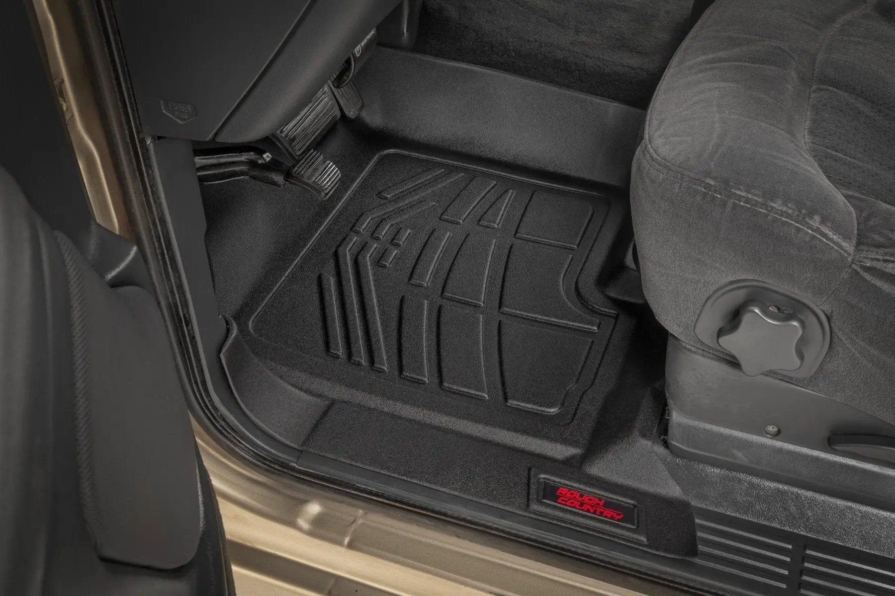 Rough Country Sure-Fit Floor Mats | FR & RR | Chevy/GMC 1500 (99-06 & Classic) by Rough Country
