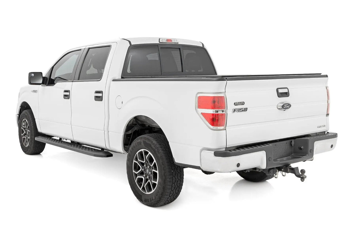 Rough Country RPT2 Running Board | Crew Cab | Black | Ford F-150 2WD/4WD (2009-2014) by Rough Country