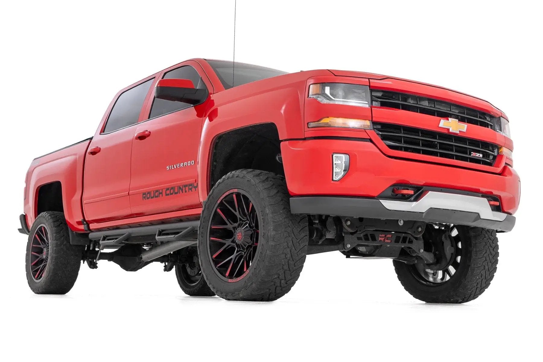 Rough Country Nerf Steps | Cab Length | Crew Cab | Chevy/GMC 1500 (14-18 & Classic) by Rough Country