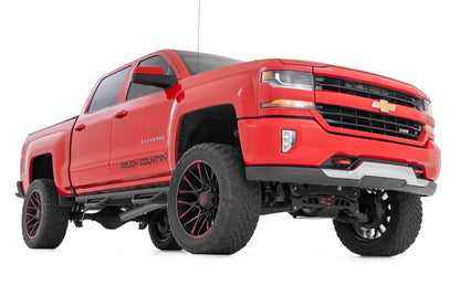 Rough Country Nerf Steps | Cab Length | Extended Cab | 6'7" Bed | Chevy/GMC 1500 (14-18 & Classic) by Rough Country