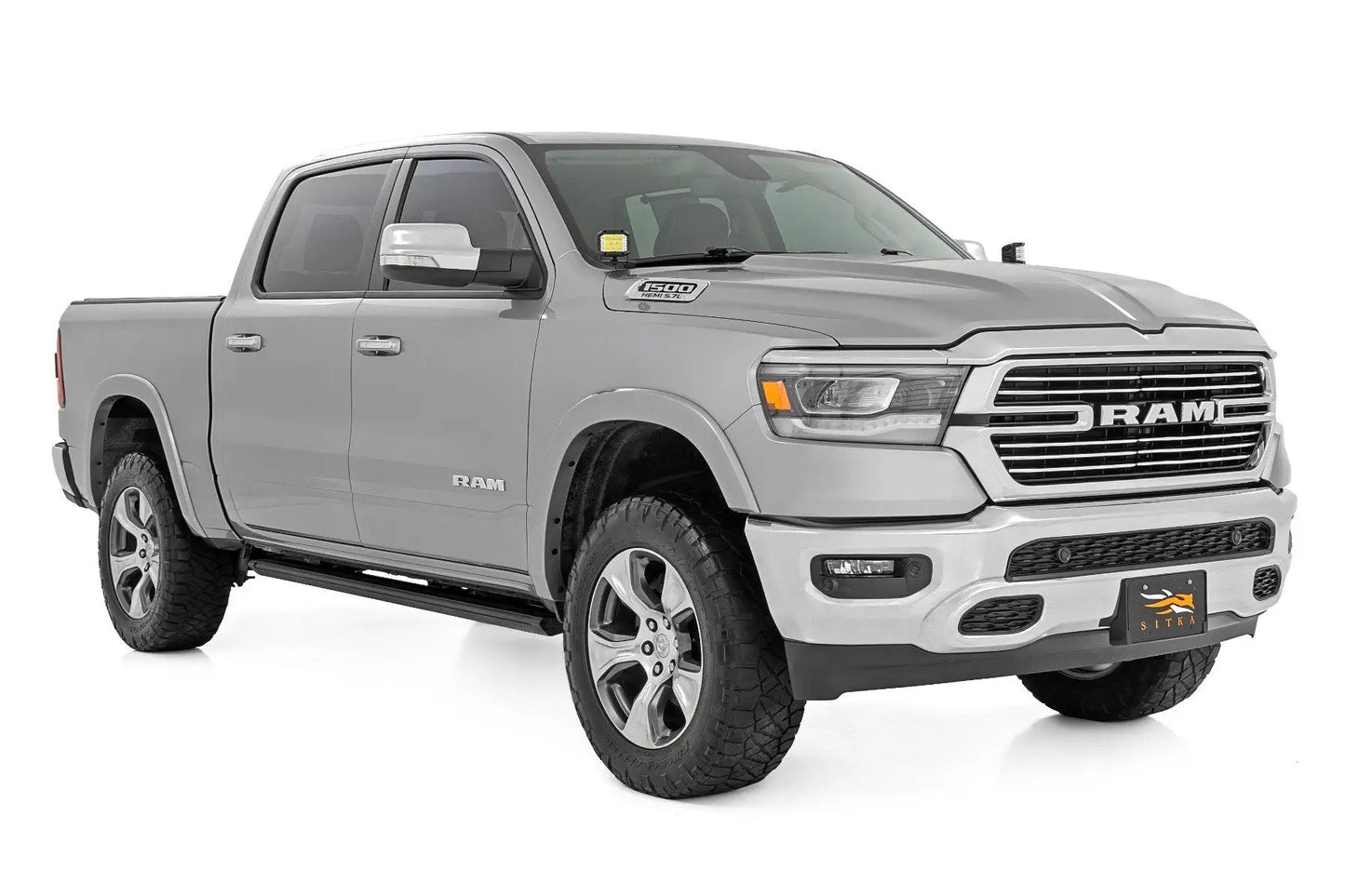 Rough Country LED Light Kit | Ditch Mount | 2" Black Pair | Amber DRL | Ram 1500 (19-26) by Rough Country