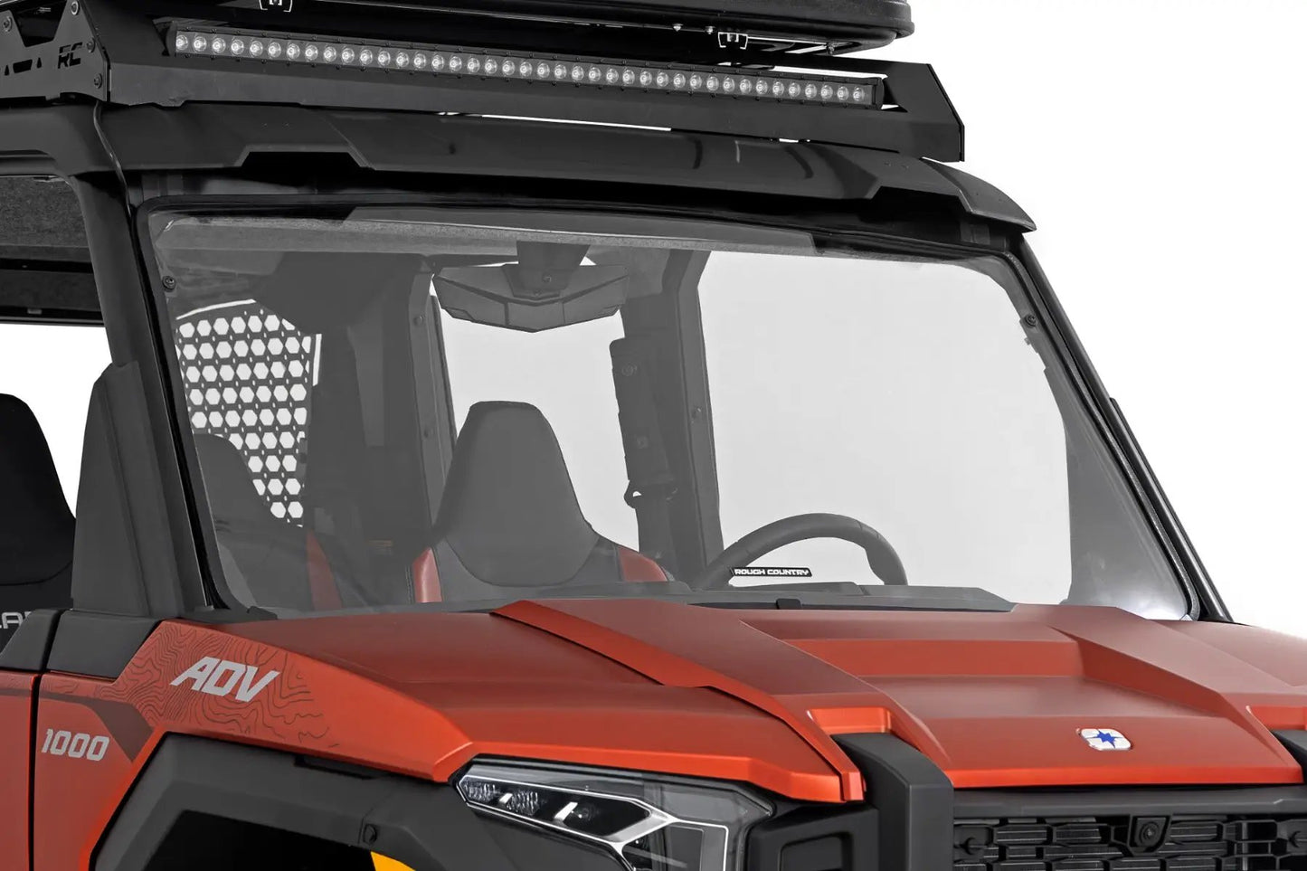 Rough Country Full Windshield | Scratch Resistant | Polaris XPEDITION ADV 5 by Rough Country