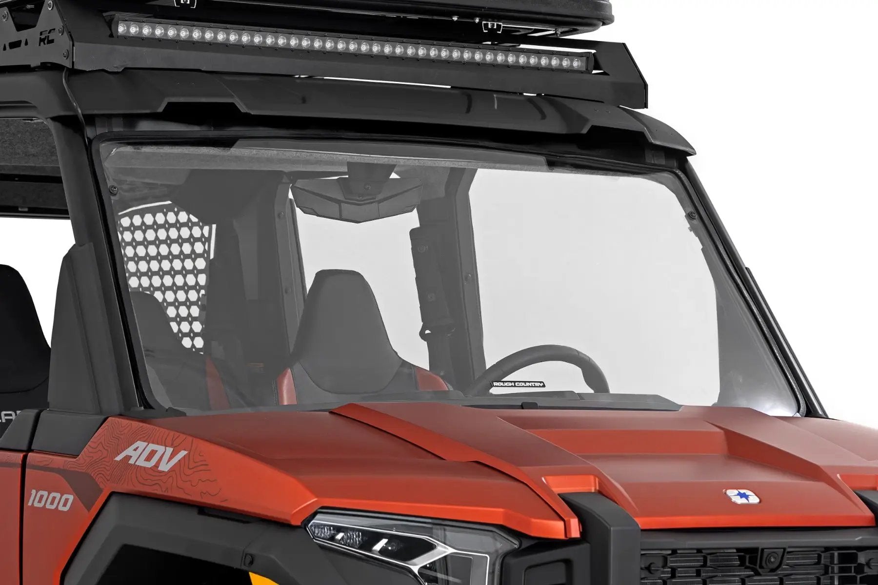 Rough Country Full Windshield | Scratch Resistant | Polaris XPEDITION ADV 5 by Rough Country