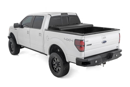 Rough Country Hard Low Profile Bed Cover | 5'7" Bed | Ford F-150 2WD/4WD (2004-2014)