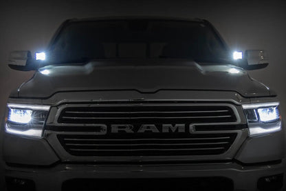 Rough Country LED Light Kit | Ditch Mount | 2" Spectrum Pair | Spot | Ram 1500 (19-26) by Rough Country