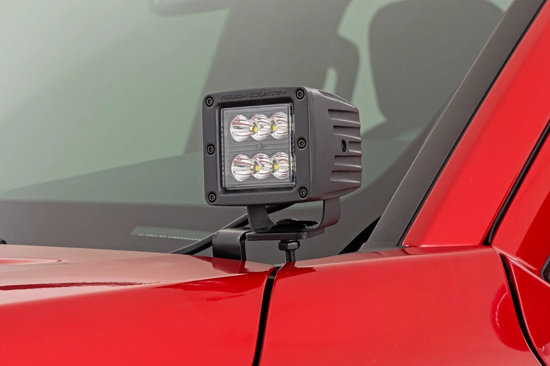 Rough Country LED Light Kit | Ditch Mount | 2" Black Pair | Spot | Toyota Tacoma (24-25) by Rough Country