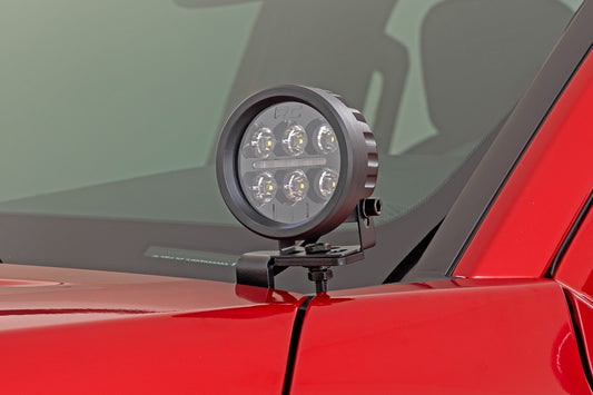 Kit de luces LED | Montaje en zanja | Serie Negra Redonda | 3.5 Pulgadas | DRL Ámbar | Toyota Tacoma (24-25)