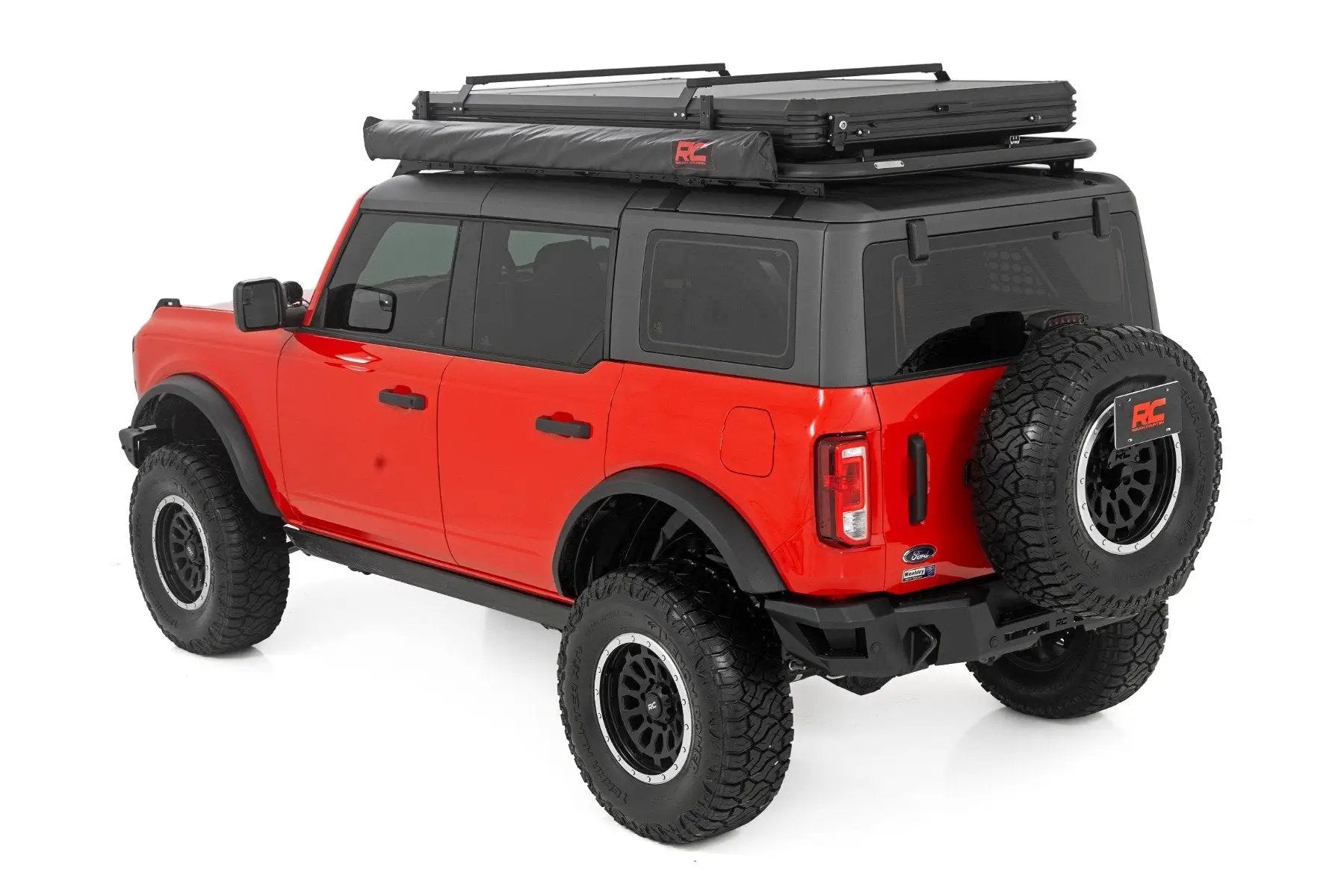 Rough Country Retractable Roof Rack Awning | 6'6" x 9'8" (Fits Trucks & SUVs) by Rough Country