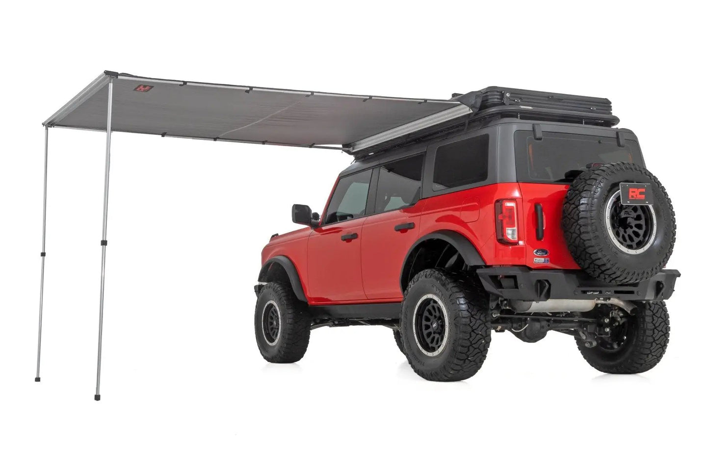 Rough Country Retractable Roof Rack Awning | 6'6" x 9'8" (Fits Trucks & SUVs) by Rough Country