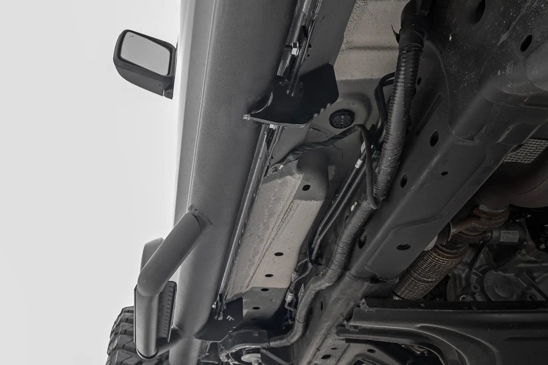Rough Country Nerf Steps | Wheel to Wheel | 2 Door | Ford Bronco (2 Door) 4WD (2021-2025) by Rough Country