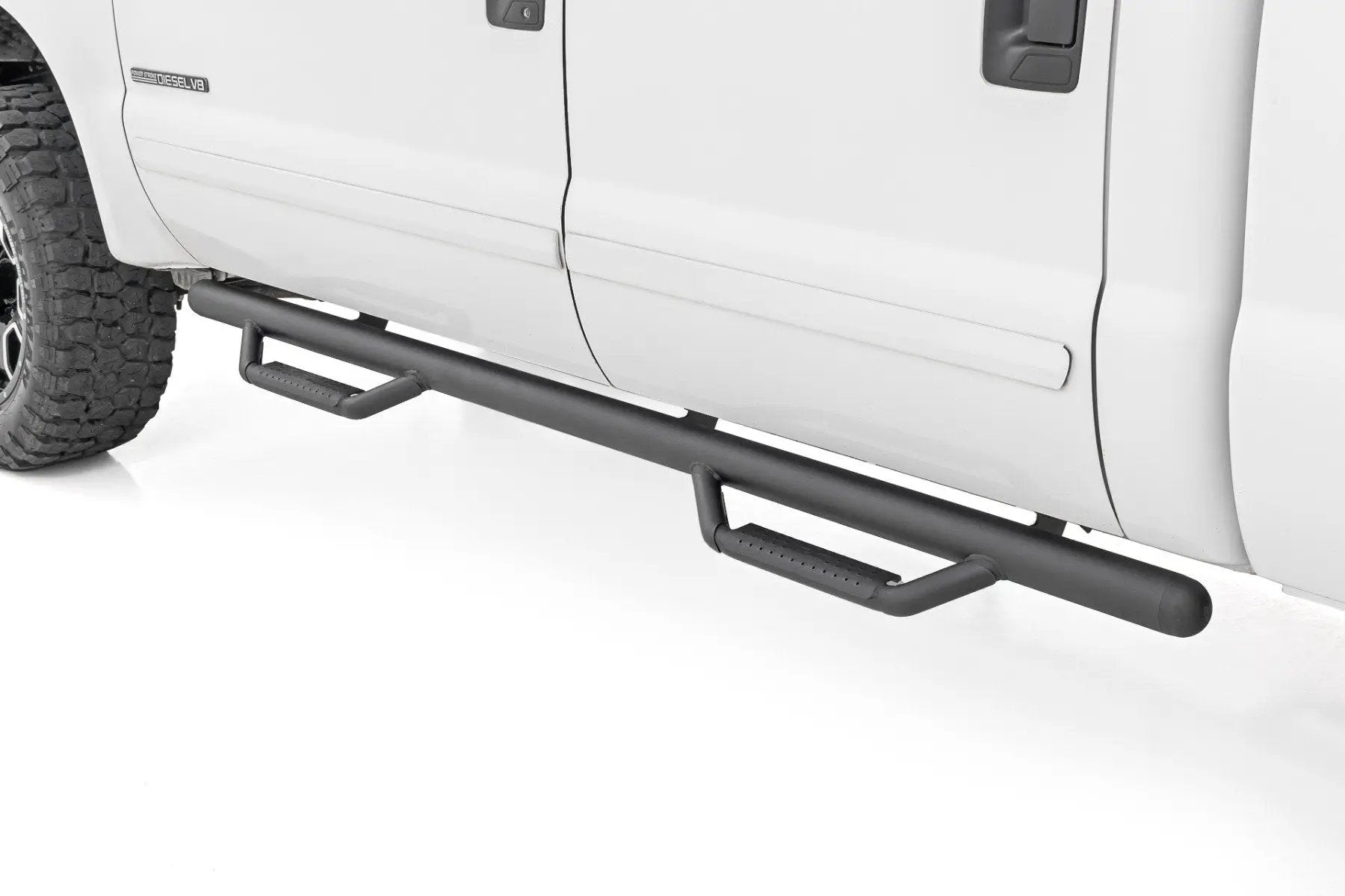 Rough Country Nerf Steps | Cab Length | Crew Cab | Ford F-250/F-350 Super Duty (99-16) by Rough Country
