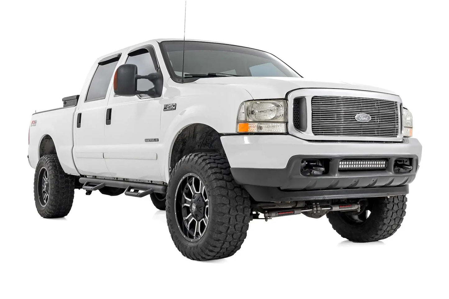 Rough Country Nerf Steps | Cab Length | Crew Cab | Ford F-250/F-350 Super Duty (99-16) by Rough Country