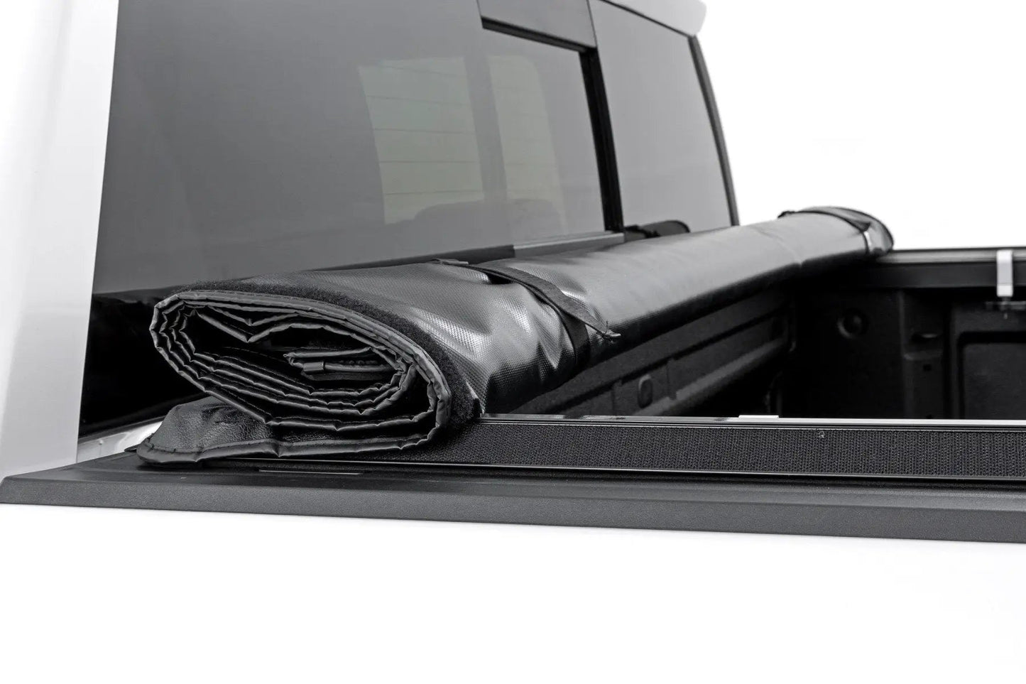 Rough Country Soft Roll Up Bed Cover | 5'10" Bed | Chevy/GMC Sierra 1500 (19-26)/Silverado 1500 (19-26) by Rough Country