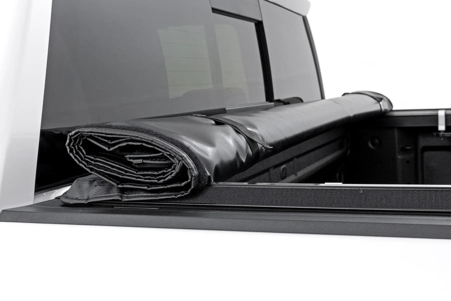 Rough Country Soft Roll Up Bed Cover | 5'10" Bed | Chevy/GMC Sierra 1500 (19-26)/Silverado 1500 (19-26) by Rough Country