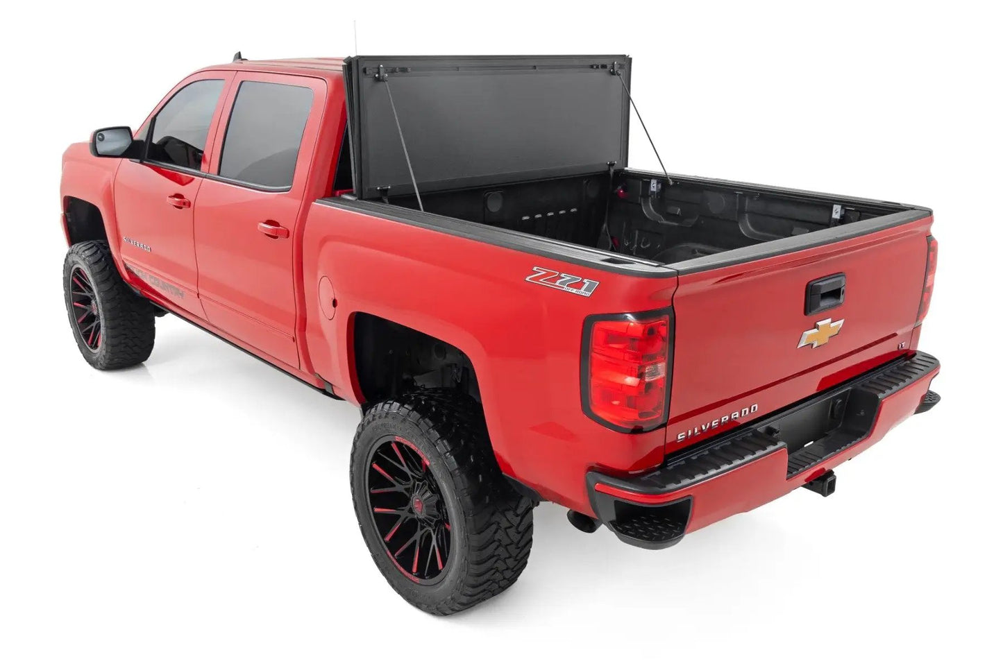 Rough Country Hard Tri-Fold Flip Up Bed Cover | 5'9" Bed | Chevy/GMC 1500 (14-18 & Classic) by Rough Country