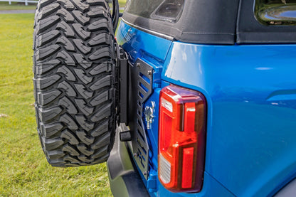 Reubicación de rueda de repuesto | Refuerzo de portón trasero | Ford Bronco 4WD (2021-2025)