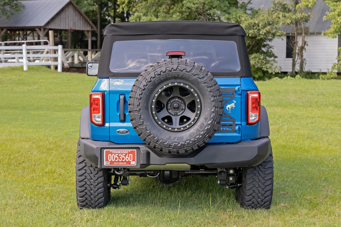 Reubicación de rueda de repuesto | Refuerzo de portón trasero | Ford Bronco 4WD (2021-2025)