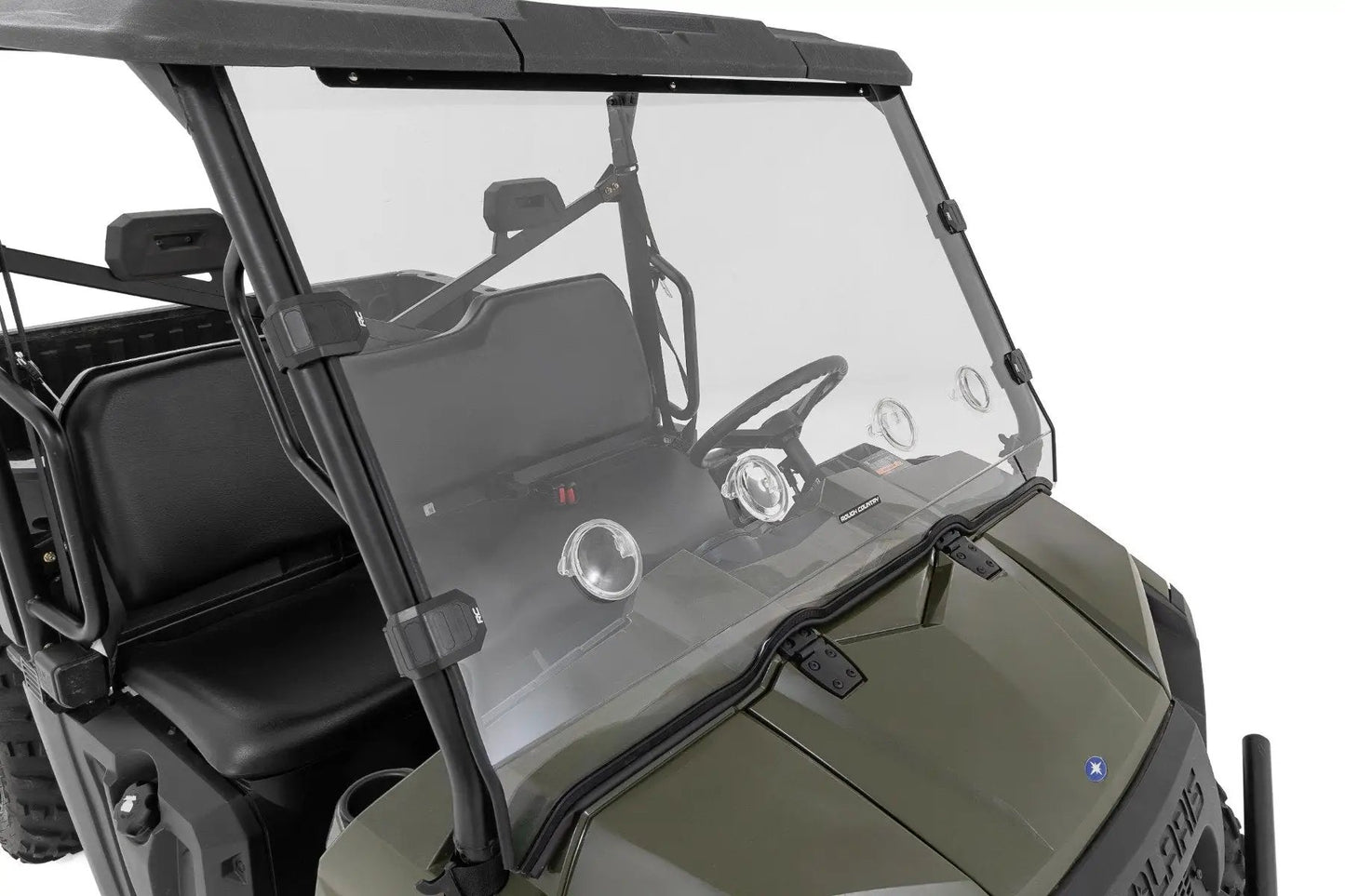 Rough Country Vented Full Windshield | Scratch Resistant | Polaris Ranger 570 by Rough Country