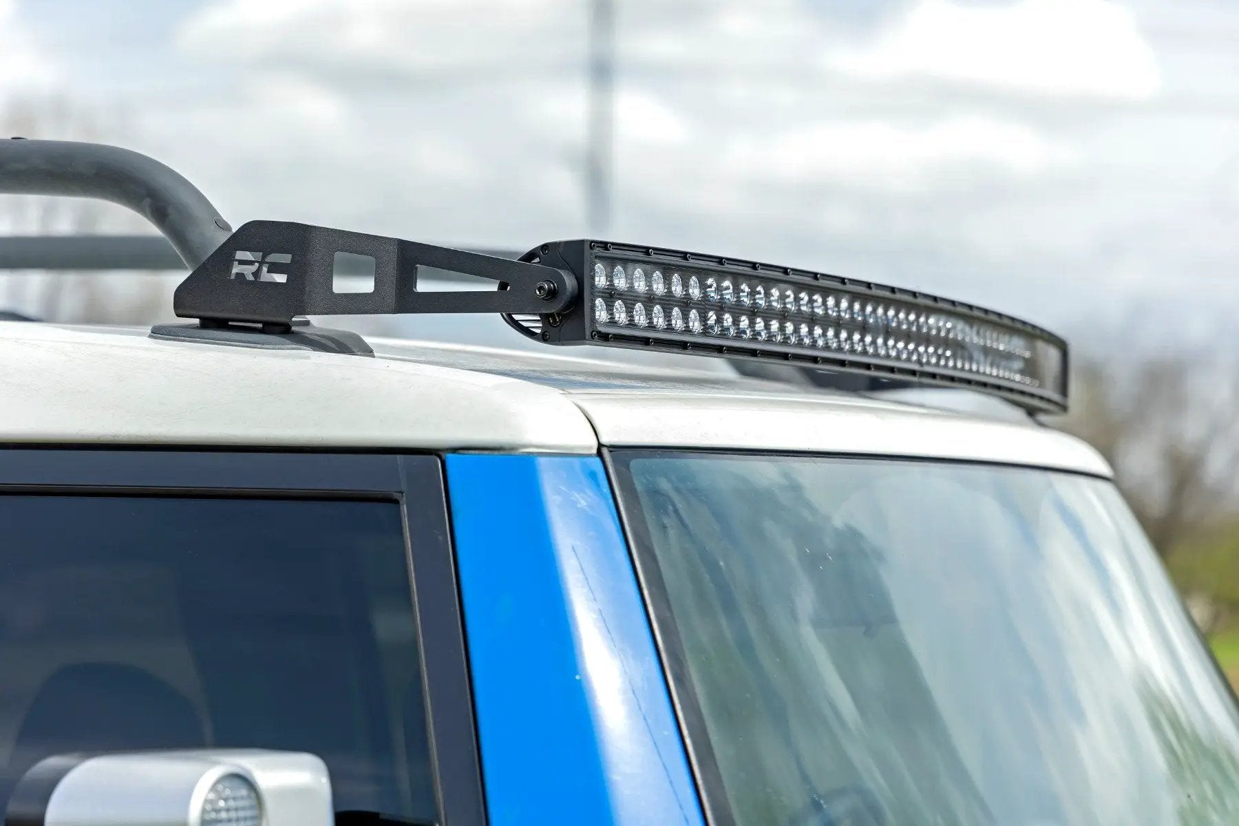 Rough Country 50 Inch Black Series LED Light Bar | Curved | Dual Row by Rough Country