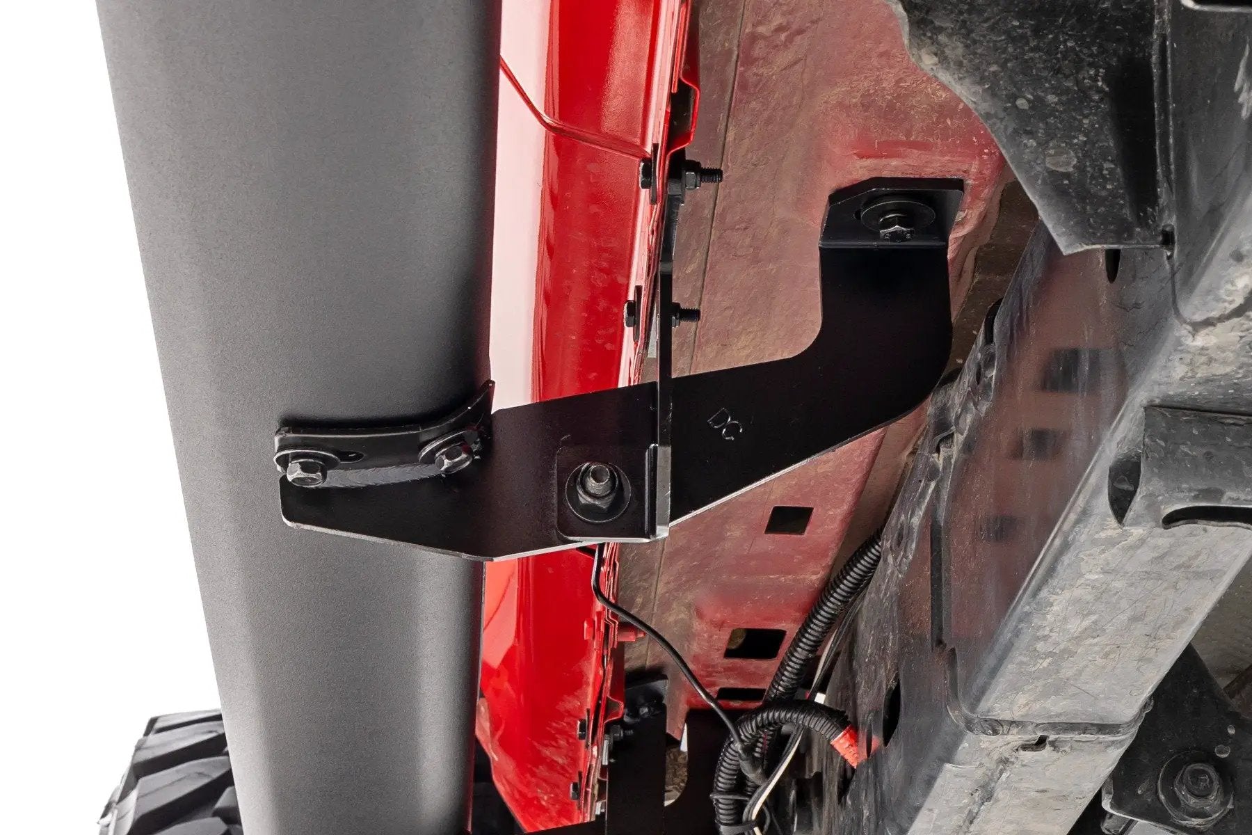 Rough Country Oval Nerf Steps | Black | Jeep Gladiator JT 4WD (2020-2025) by Rough Country