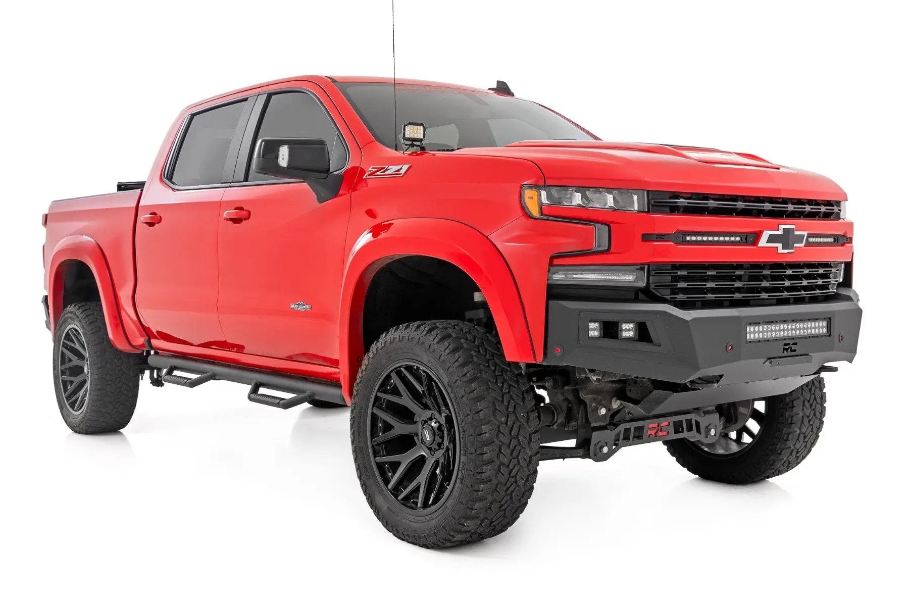 Rough Country Nerf Steps | Cab Length | Crew Cab | Chevy/GMC 1500/2500HD/3500HD (19-26) by Rough Country