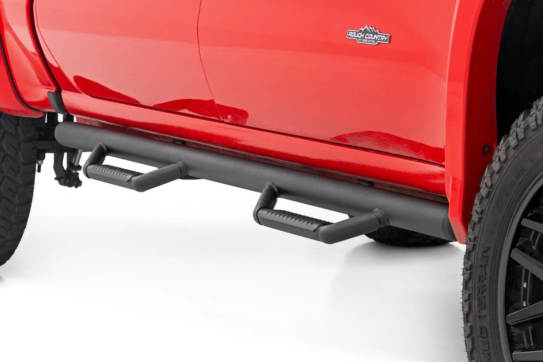 Rough Country Nerf Steps | Cab Length | Crew Cab | Chevy/GMC 1500/2500HD/3500HD (19-26) by Rough Country