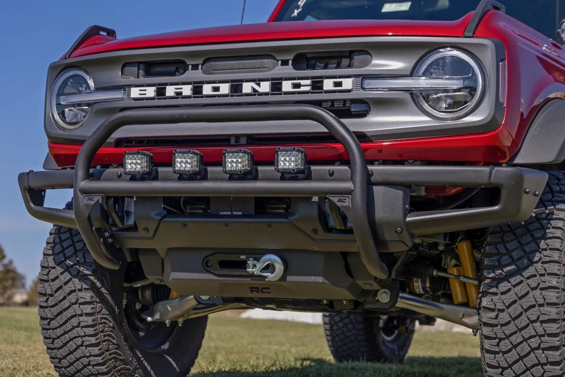 Rough Country Nudge Bar | OE Modular Steel | | Ford Bronco 4WD (2021-2025) by Rough Country