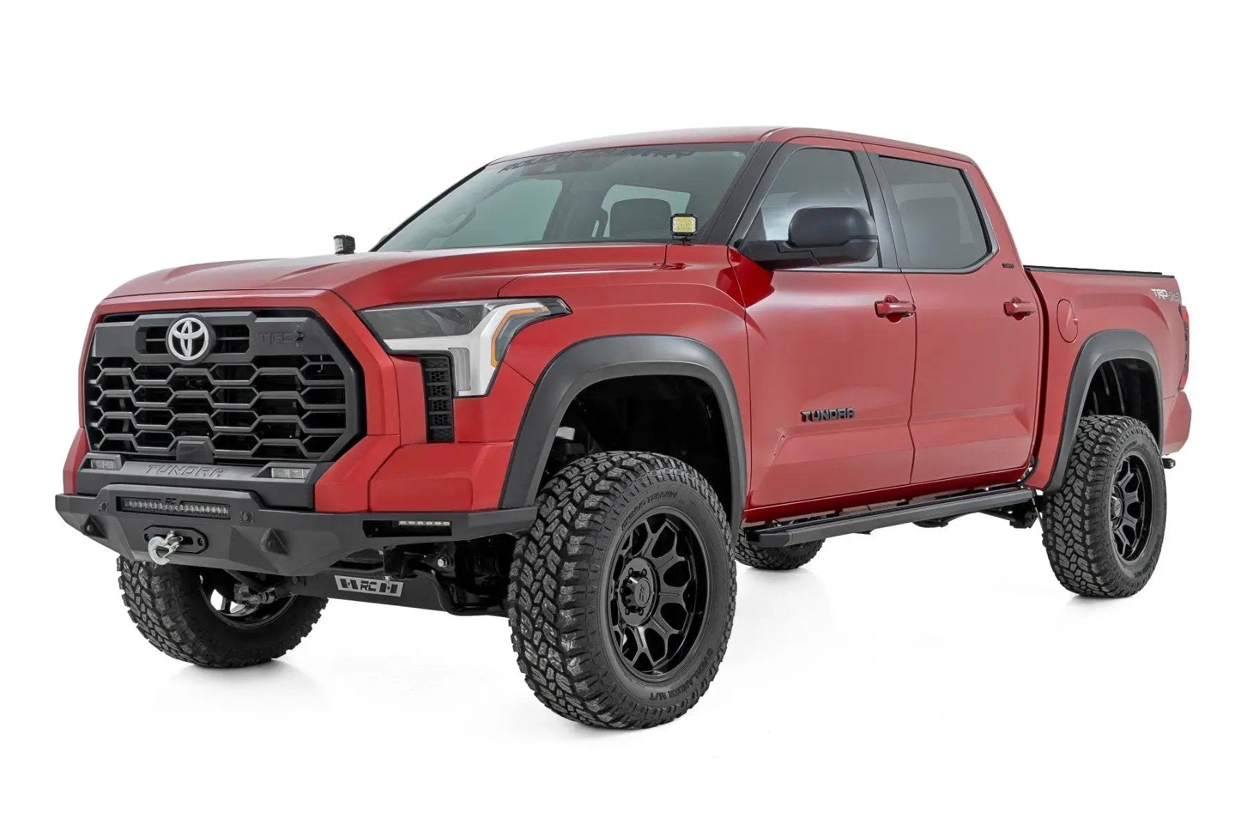 Rough Country Multi-Color LED Running Boards | CrewMax | Toyota Tundra 2WD/4WD (2022-2026) by Rough Country