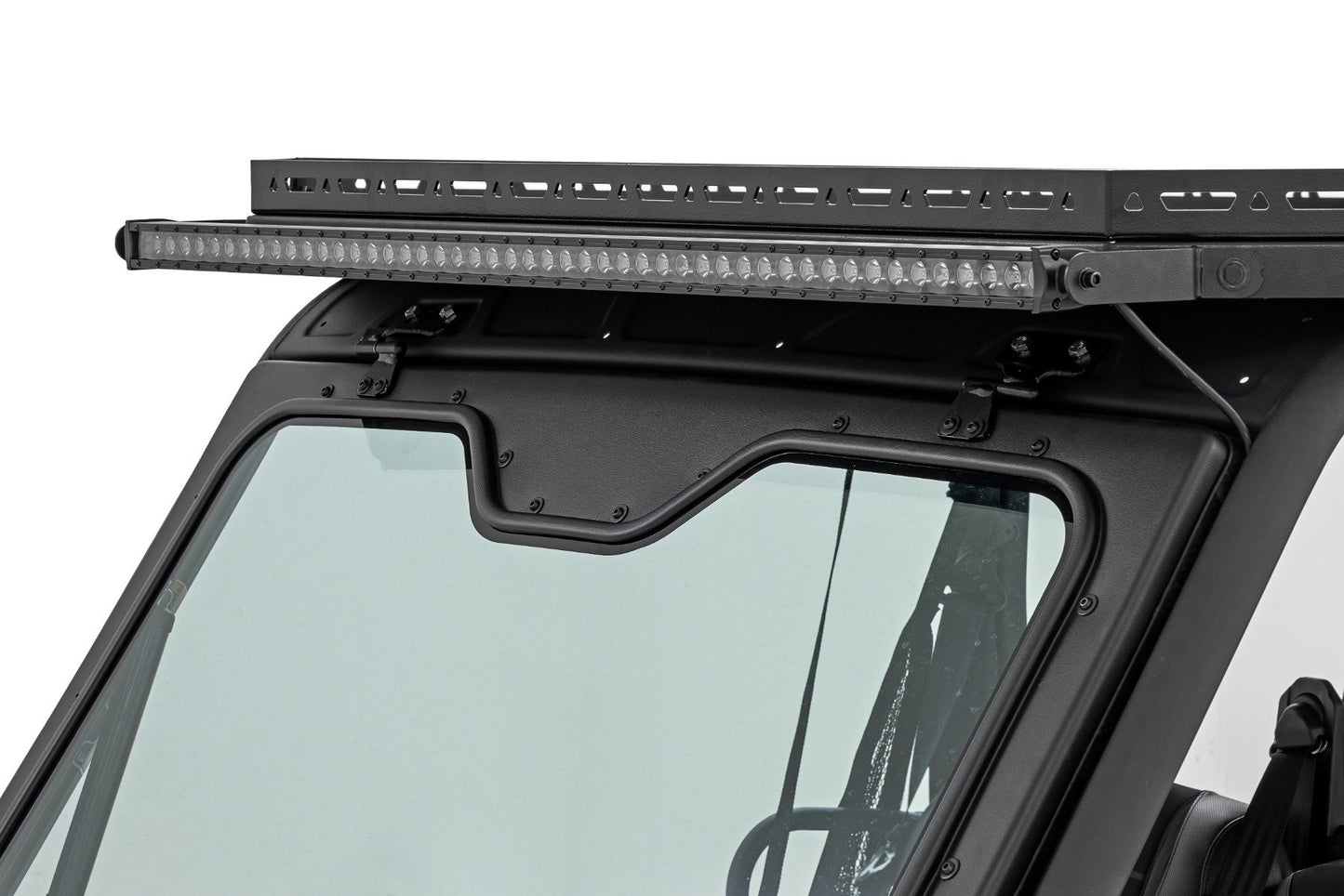Luz LED | Techo de plataforma | Fila única negra de 50" | Can-Am Defender MAX HD10