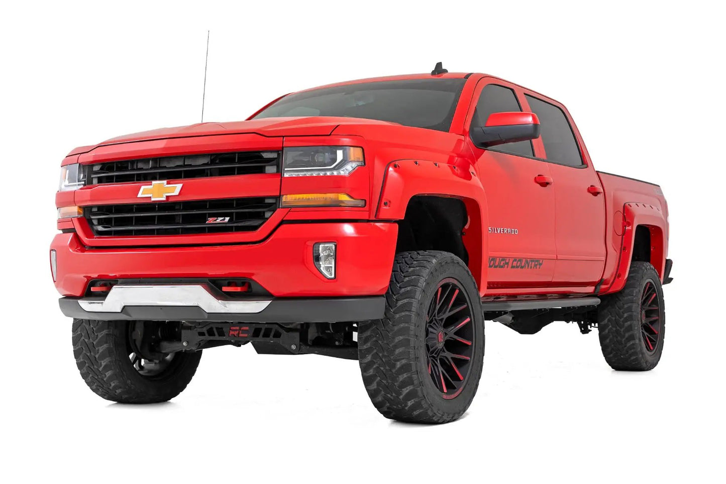 Rough Country OV2 Running Boards | Side Step Bars | Crew Cab | Chevy/GMC 1500/2500HD/3500HD (07-19 & Classic) by Rough Country