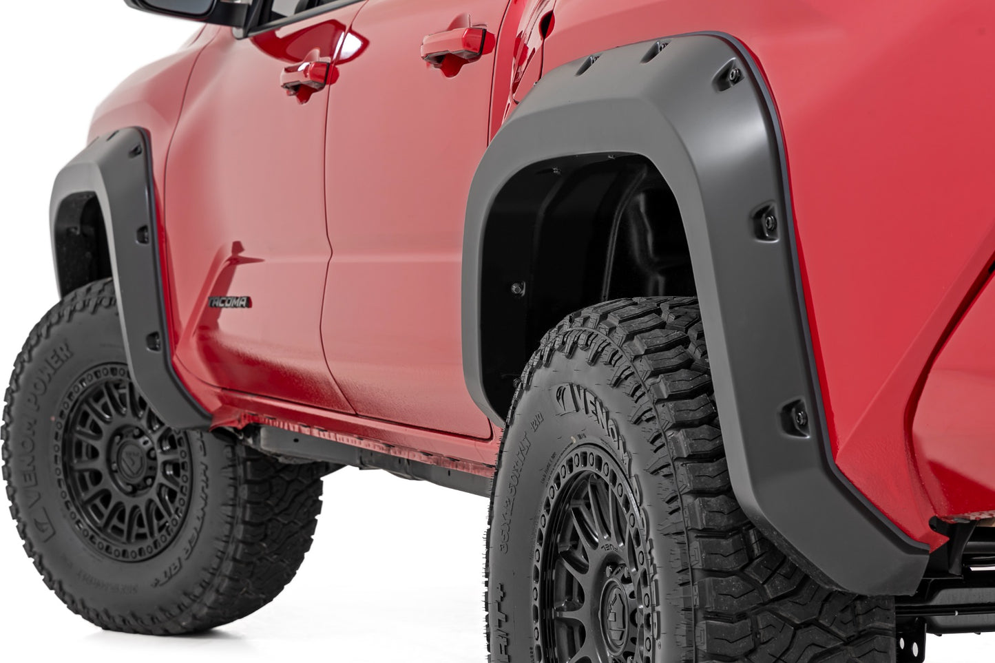Rough Country Pocket Fender Flares | 4W5 Solar Octane | Toyota Tacoma 2WD/4WD (2024-2025)