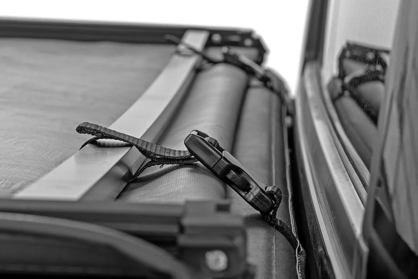 Rough Country Soft Tri-Fold Bed Cover | 6'7" Bed | with & w/o OE Rails | Toyota Tundra 2WD/4WD (2022-2025) by Rough Country