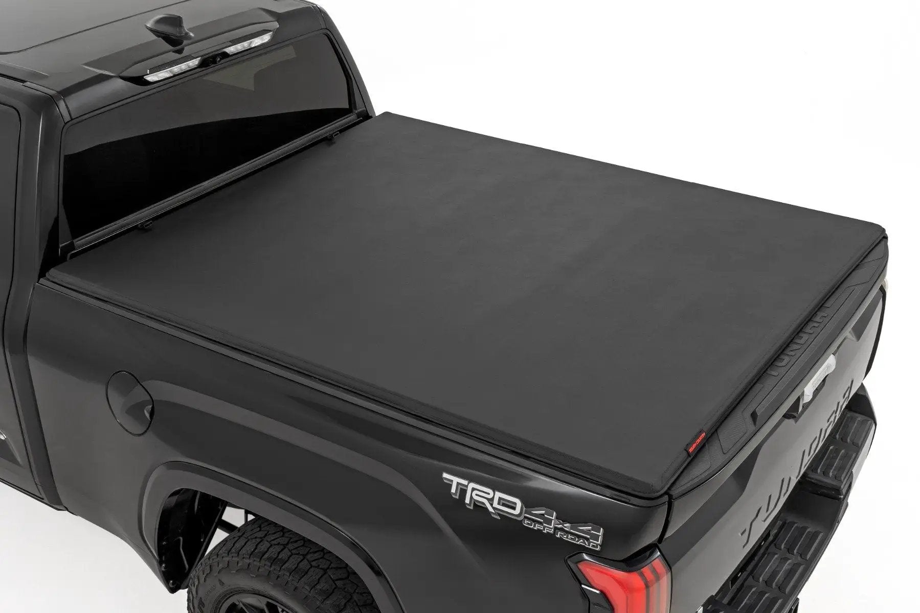 Rough Country Soft Tri-Fold Bed Cover | 5'7" Bed | with and w/o OE Rail | Toyota Tundra (22-25) by Rough Country
