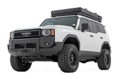 Rough Country Hidden Winch Mount | White SAE | Fog | Toyota Land Cruiser 4WD (2024-2025) by Rough Country