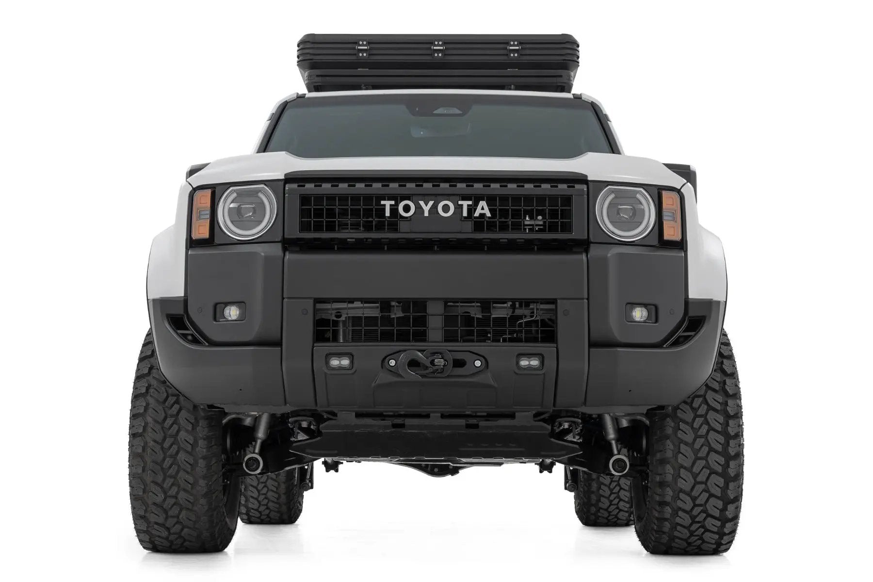 Rough Country Hidden Winch Mount | Yellow SAE | PRO1200S | Toyota Land Cruiser 4WD (2024-2025) by Rough Country