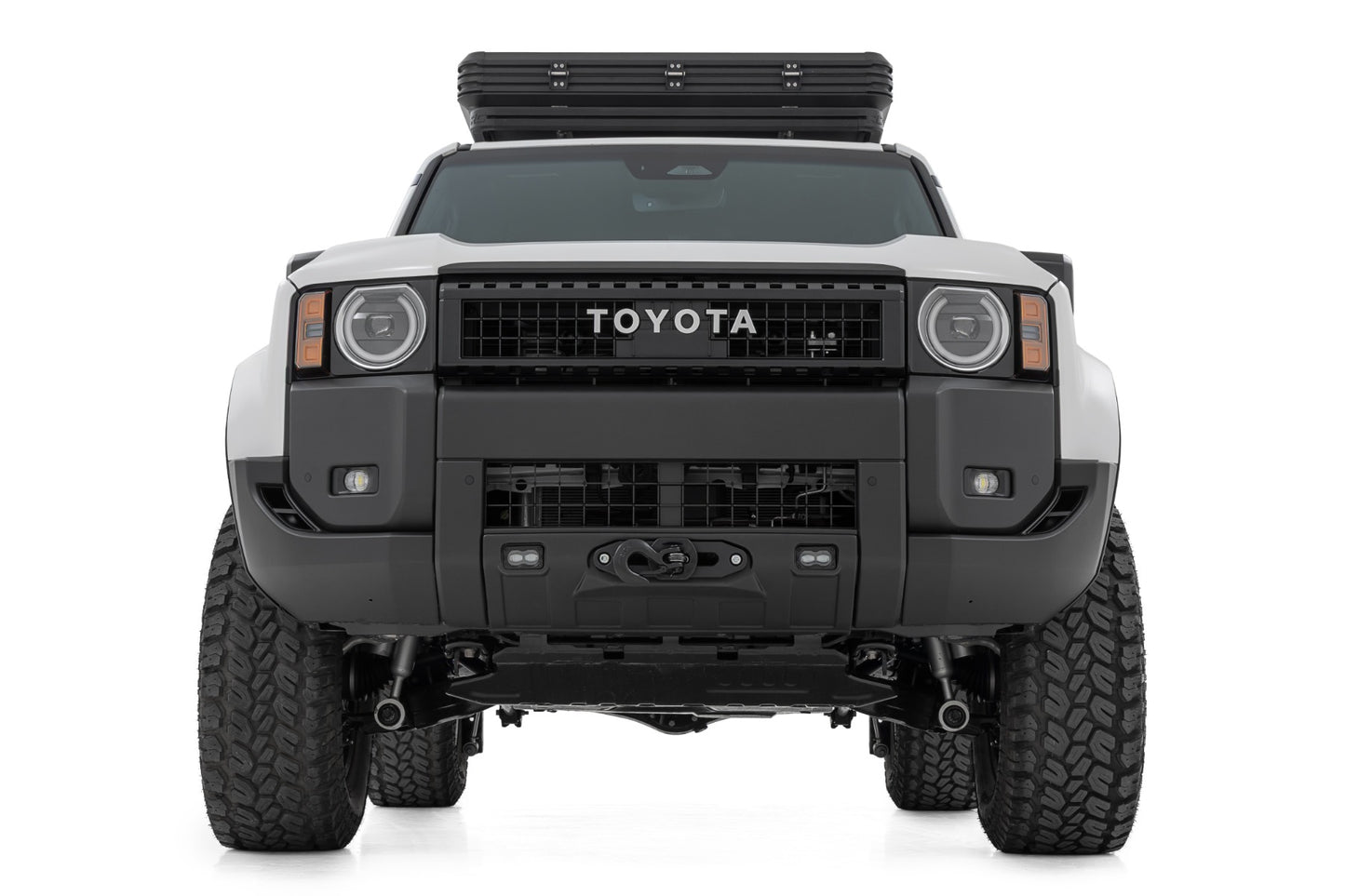 Скрытое крепление лебедки | Белое SAE | PRO1200S | Toyota Land Cruiser 4WD (2024-2025)