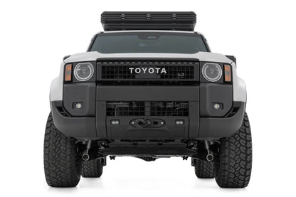 Rough Country Hidden Winch Mount | White SAE | PRO9500S | Toyota Land Cruiser 4WD (2024-2025) by Rough Country