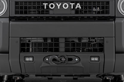 Скрытое крепление лебедки | Белое SAE | PRO1200S | Toyota Land Cruiser 4WD (2024-2025)
