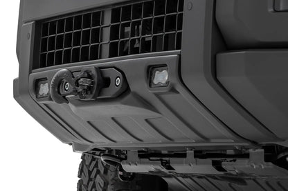 Rough Country Hidden Winch Mount | White SAE | Fog | Toyota Land Cruiser 4WD (2024-2025) by Rough Country