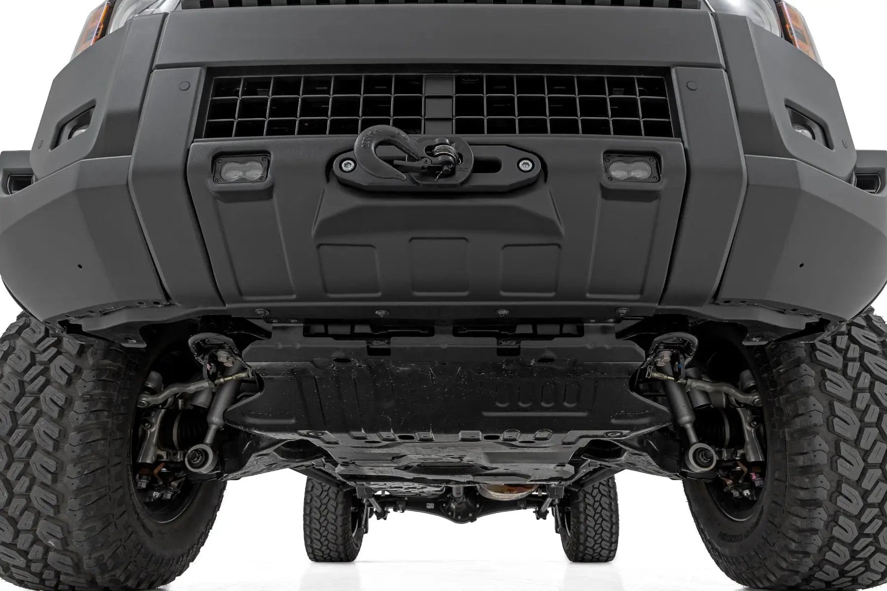 Rough Country Hidden Winch Mount | Yellow SAE | Fog | Toyota Land Cruiser 4WD (2024-2025) by Rough Country