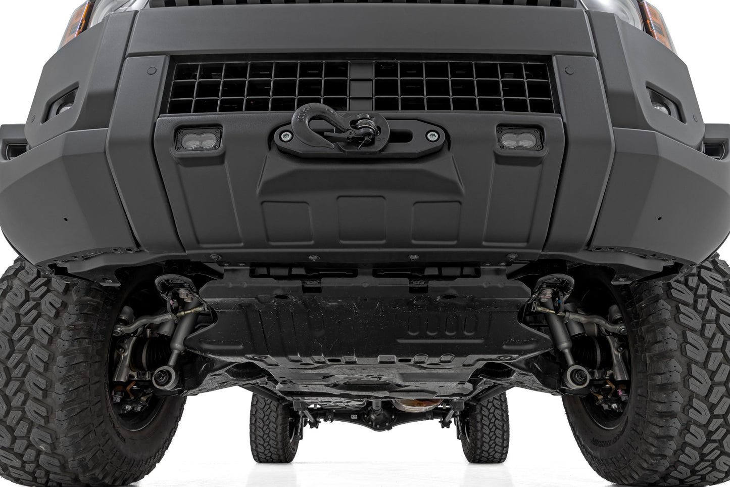 Rough Country Hidden Winch Mount | Yellow SAE | PRO9500S | Toyota Land Cruiser 4WD (2024-2025)