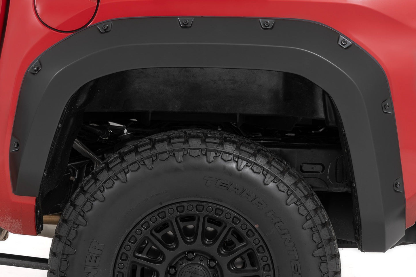 Rough Country Pocket Fender Flares | 3U5 Supersonic Red | Toyota Tacoma 2WD/4WD (2024-2025)