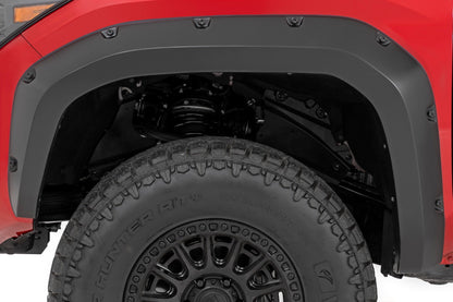 Rough Country Pocket Fender Flares | 3U5 Supersonic Red | Toyota Tacoma 2WD/4WD (2024-2025)