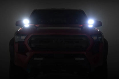 Rough Country LED Light Kit | Ditch Mount | 2" Spectrum Pair | Spot | Toyota Tacoma (24-25) by Rough Country